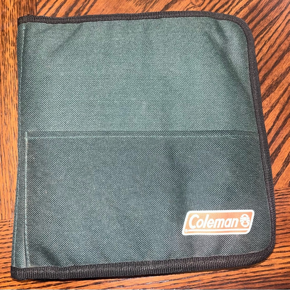 Coleman Dark Green Camping Set in case